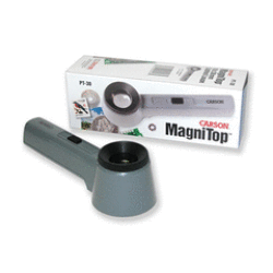 Flash Magnitop 30mm Hand Held Magnifier Torch 10x Power Strength