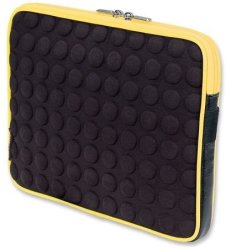 Manhattan Universal Tablet Bubble Case In Black Yellow