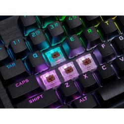 Corsair K70 Rgb Pro Mechanical Gaming Keyboard - Cherry Mx Brown Keyswitches - Black