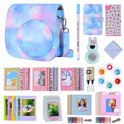 Bsuuy Instax MINI 9 Camera Accessories Bundles Compatible With Fujifilm Instax MINI 9 MINI 8 MINI 8+ Camera With MINI 9 Case Six Color
