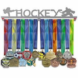 Victory Hangers Hockey Medal Hanger Display - Wall Mounted Award Metal Holder - 100% Stainless Steel Rack For Champions