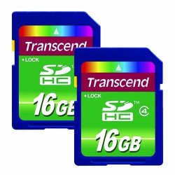 Ge DV1 Camcorder Memory Card 2X 16GB Standard Secure Digital Sdhc Memory Card 1 Twin Pack