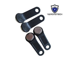 Yarongtech 10PCS LOT DS1990A F5 Black Handle Read-only Ibutton I-button Non Magnetic Tm Card Electronic Key Ib Tags