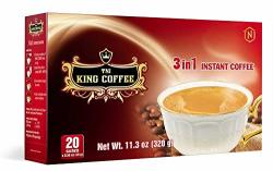 King Coffee 3IN1 Instant Coffee Box 20 Sachets Pack Of 1 Box