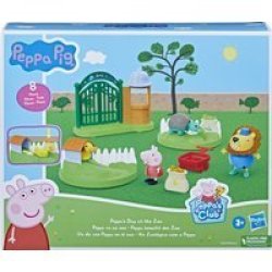 Peppa& 39 S Day At The Zoo Playset