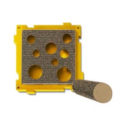 Puzzle Scratch Treat Pockets Scratcher With Post