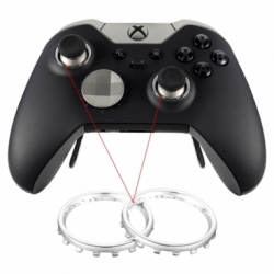 XBOX One Elite Controller Chrome Silver One Pair Button Rings