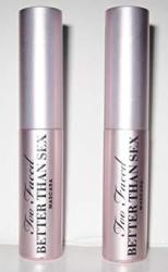 Pack Of 2 Too Faced Better Than Sex Mascara 0.13 Ounce - MINI Travel Size