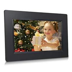Sungale 7-INCH Wifi Cloud Digital Photo Frame W Touch Panel Free Cloud Storage High-resolution 1024600PX Black