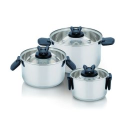 Bennett Read Stackmaster Select 6 Piece Stainless Steel Cookware Set