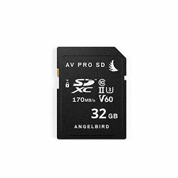 Angelbird Av Pro Sd V60 32GB Sdxc Storage Card