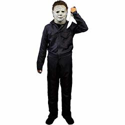 Trick Or Treat Studios Halloween 2018 Michael Myers Costume For Children One Size Features A One-piece Black Jumpsuit