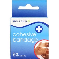 Clicks Cohesive Bandage 50MM X 4.5M
