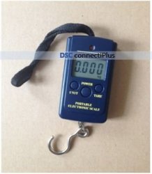 |clearance| Digital Lcd Display Weighting Hook Scale With Neck Strap 40kg Max 10g Resolution ..