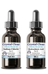 2 Oz Water Treatment Kit Hydrochloric Acid 4-5% Hcl : Sodium Solution 1:1 Liquid Set