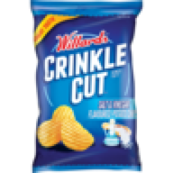 Crinkle Cut Salt & Vinegar Flavoured Potato Chips 120G