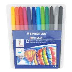 Staedtler 12PC Fibre Tip Pens