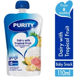 Purity Yogilicious Dairy With Tropical Fruit 110ML