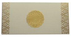 Gold Plated Shagun Gift Envelope Premium Handmade Twin Pack Money Holder Card EVO240A