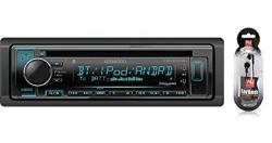 Kenwood KDC-MP375BT Car Single Din In-dash Cd MP3 Stereo Receiver USB Aux Inputs Built-in Bluetooth Dual Phone Connection Ipod Iphone Control Am Fm Radio