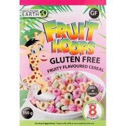 Wholesome Earth Gluten Free Fruit Loops 350G