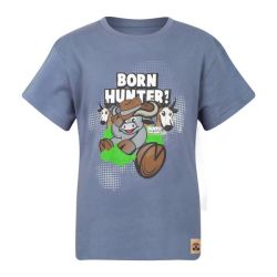 Sniper Africa - Born Hunter Kids Denim T-Shirt