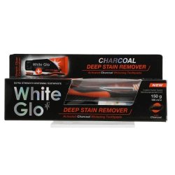 White Glo Deep Stain Remover Toothpaste Charcoal 100ML