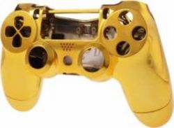 CCMODZ Chrome Replacement Front Back Housing Shell For Ps4 Controller Gold