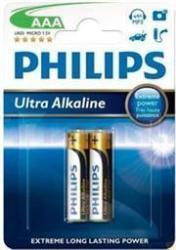 Philips Extreme Power 2 x AAA LR03 Ultra Alkaline Batteries