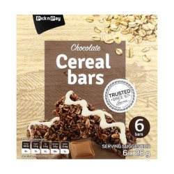 Chocolate Cream Cereal Bars 6S