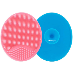 Maripops Baby Bath Shampoo & Cradle Cap Brush Set - 2-PACK Pink & Blue