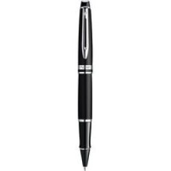 Waterman Expert Fine Point Rollerball Pen Matte Black And Chrome