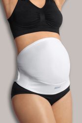 Carriwell Seamless Adjustable Overbelly Support Belt - Small medium White
