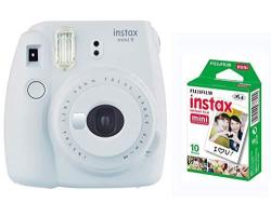 Fujifilm Instax Mini 9 Instant Print Camera in Smokey White
