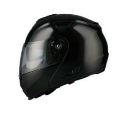 Fusion Gloss Black Modular Helmet