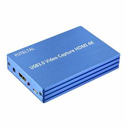 4K Puteltal HDMI To USB 3.0 Video Capture Card Dongle 1080P Full HD Video Recorder For Obs Gaming Live Streaming HD Capture Box For