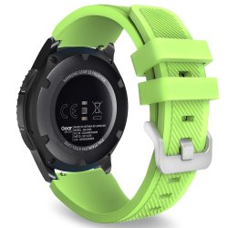 Silicone Watch Strap For Samsung S3 Frontier & Classic - Lime Green