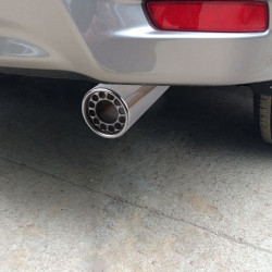 Car Automobile Exhaust Pipe Muffler Modification Stainless Steel Tail Pipes Inner Diameter 60mm