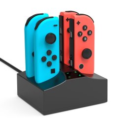 YCCSKY Charging Station Joy-con Charging Dock 4 In 1 Charger Stand With Type C Cable For Nintendo Switch Controller