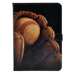 Yhb Baseball In Glove Vintage Pattern Leather Flip Stand Case Cover For Apple Ipad MINI 1 Ipad MINI 2 Retina Ipad MINI 3
