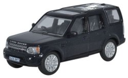1:76 Santorini Black Oxford Diecast Land Rover Discovery 4