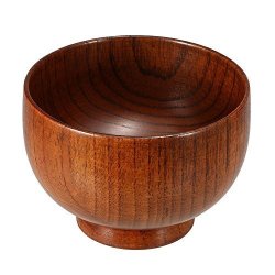Anself Wooden Shaving Soap Bowl Shave Cream Cup Cleaning Mug