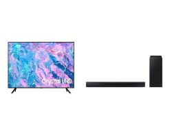 Samsung 50 CU7000 4K Smart Uhd Tv + Soundbar 2.1CH 410W HW-B550