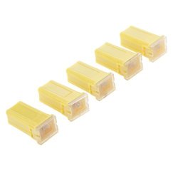 Dovewill 5 Pieces 30A-60A 32V Plastic Casing Flf-m Female Circuit Pal Fuse For Car Vehicles - 60A