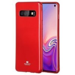 Goospery Jelly Cover Galaxy S10 Red