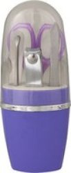 Spa Manicure Set - Purple - 5-PIECE
