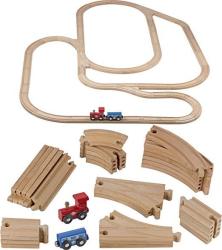 vividesire Electric Train Toy Set Kids Train Toy Children Train Toy Set Gift Compatible with Wooden Track For Kids Boys Girls Toddlers