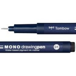 Mono Drawing Pen 01 Line Width 0.24MM Black