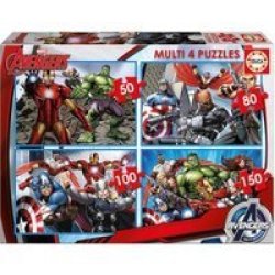Educa Multi 4 Puzzles - Avengers
