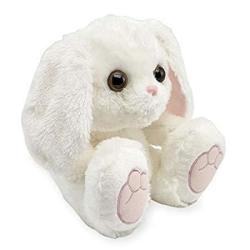 New And Exclusive Animal Alley 9 Inch Big Foot Babies Stuffed Bunny - White